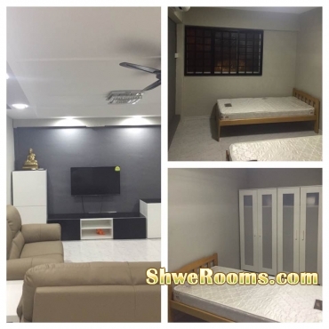 Renovated air-con common room to rent at bedok