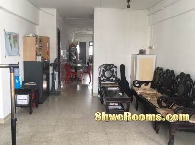 available one big common room who wants to stay alone