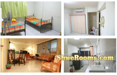 Looking for One Male roomate ( Aircon  Common Room)at Blk 841,Tampines St 83