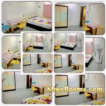 $700 or $600 (1st January Available) 2 1 Big common room  (own bath room with attached toilet ) for Rent at Ang Mo Kio Avenue 4 , Blk 114