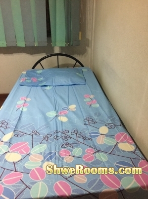 Short term Immediate Available Master Room and Common Room with aircon at Blk 517A lakeside 
