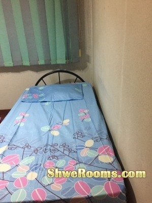 Short term Immediate Available Master Room and Common Room with aircon at Blk 517A lakeside 