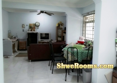 Owner Ad : one lady Hto share HDB common room
