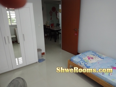 Room for rent for one lady only