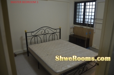 Master bedroom for long term/short term rent available from April