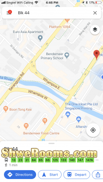 Hdb common room for rent at Bendemeer/ Boon Keng