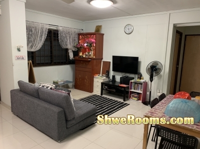 #LOOKING FOR ONE MALE ROOMMATE NEAR ADMIRALTY MRT#
