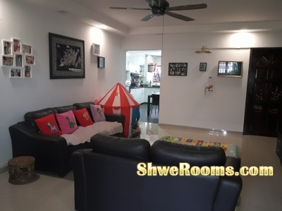 Fully furnished common room for rent/Couple or 2 Ladies SGD450 per person