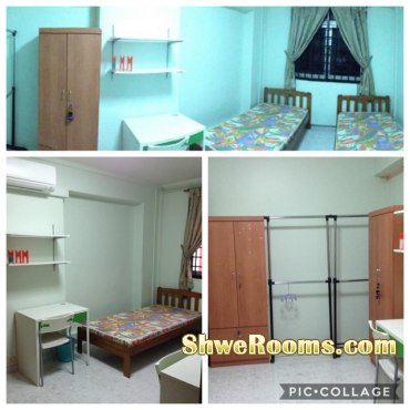 Two single Room  available , Each room $ 600/month, Looking for lady at Blk 732 , JW Street 73, near Boon-lay MRT