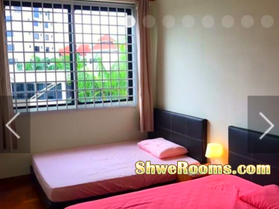 Only $450(including PUB) for one male at condo master bed room near to upper changi downtown line.le 