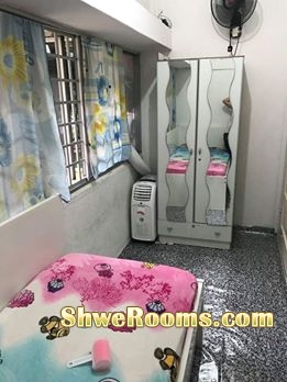 Potong Pasir-Available single male room with Aircon @$550