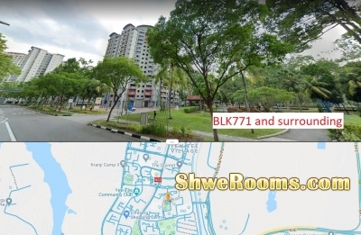 Looking for 1 male ( 2 person share ) in common room , Near Yew Tee MRT
