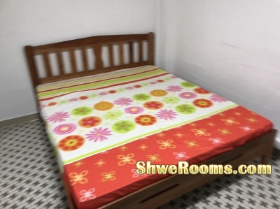 1 Common room available & 1 lady roommate share at common room@ Bedok MRT (Male/Female/Couple)