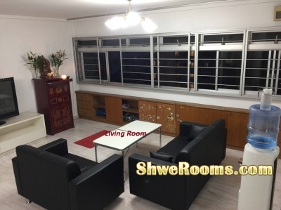 Looking for one male room mate to share in a big common room near Yew Tee MRT
