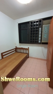 Wide Common Room and Utility/Single room with aircon for Rent