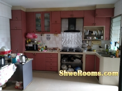 one lady in HDB Master Bed room
