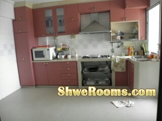 one lady in HDB Master Bed room