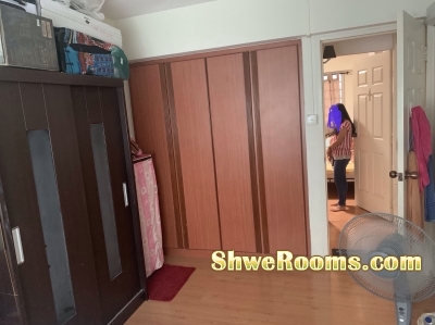 Looking for one lady roomate to rent at near Yishun MRT