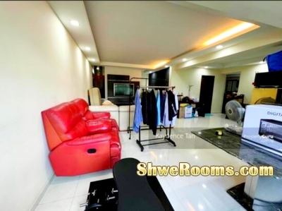 Need Nice Male / Female / Couple For Sharing Nice & Big Common Room & Master Bed Room Near Mrt