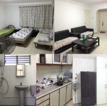 Long Term/Short Term KakibukitMRT/EunosMRTအနီးနေချင်သူယောက်ကျားလေးအခန်းဖေါ်၂ယောက်အတွက်အခန်းငှါးလို့ရပါသည်