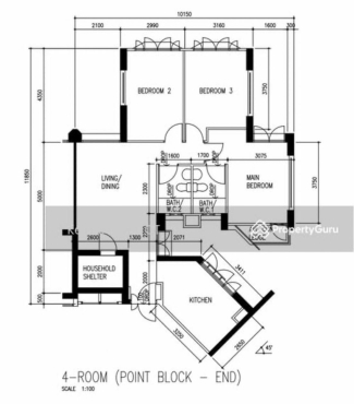 Bedok / Tenah Merah MRT နား common room ငှါးရန်ရှိ