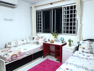 One Lady roommate share common room
