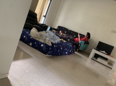 TAMPINES : Common Room Condo AirCon အခန်း 