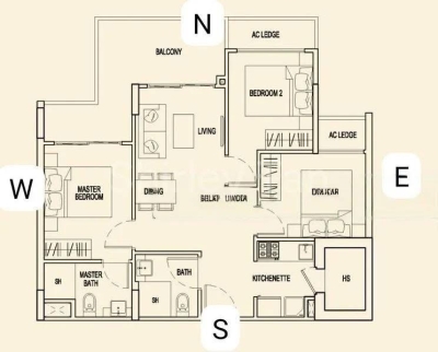 Condo Single Room (Prac Rosewood)