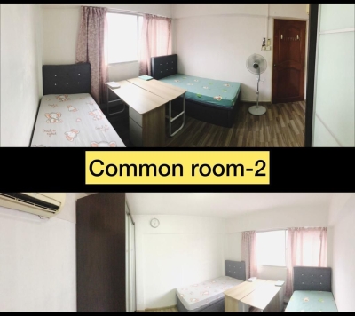 Common room to rent (1 female, မိန်းကလေး ၁ ဦး) near Potong Pasir Mrt