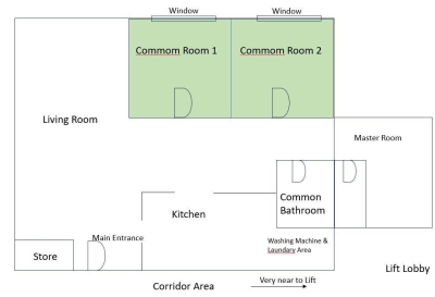 Room Rent at Bukit Batok (Single or Shared)