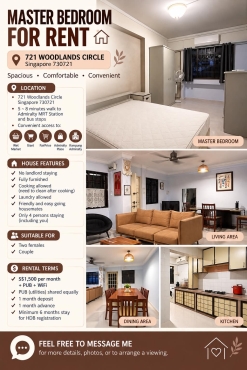 Master Bedroom ငှားရန်ရှိပါသည်