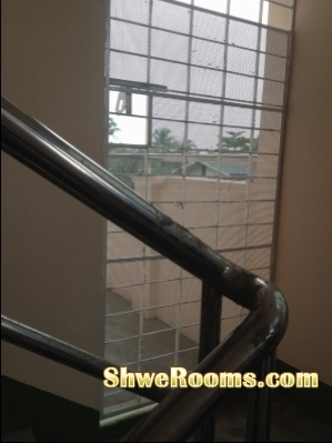 WIDE FLAT 19ft x 55ft , (3RD FLOOR )