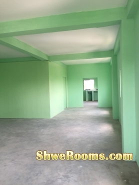 WIDE FLAT 19ft x 55ft , (3RD FLOOR )