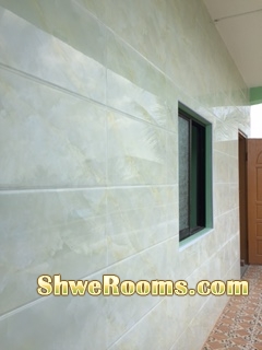 WIDE FLAT 19ft x 55ft , (3RD FLOOR )